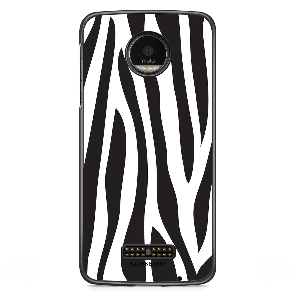Moto Z2 Play Case - Zebra