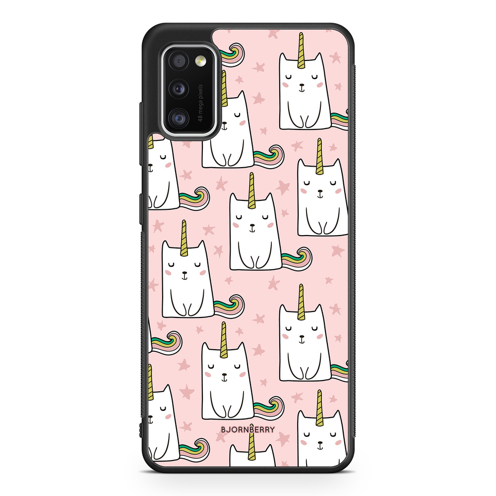 Samsung Galaxy A41 Case - Cat Unicorn