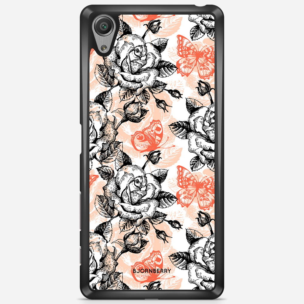 Sony Xperia X Performance Case - Roses & Butterflies