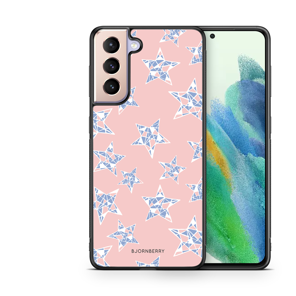 Samsung Galaxy S21 FE 5G Case - Rose Quartz Stars