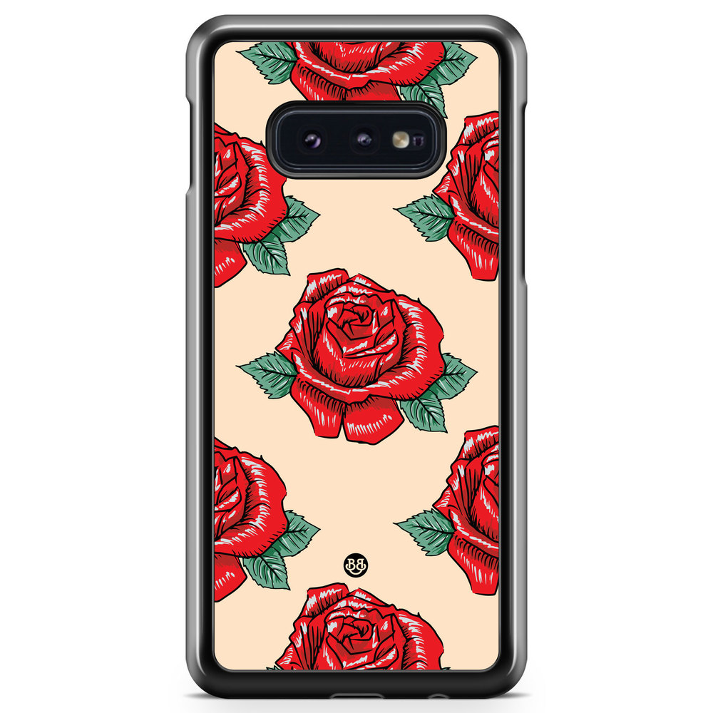 Samsung Galaxy S10e Case - Rose Pattern
