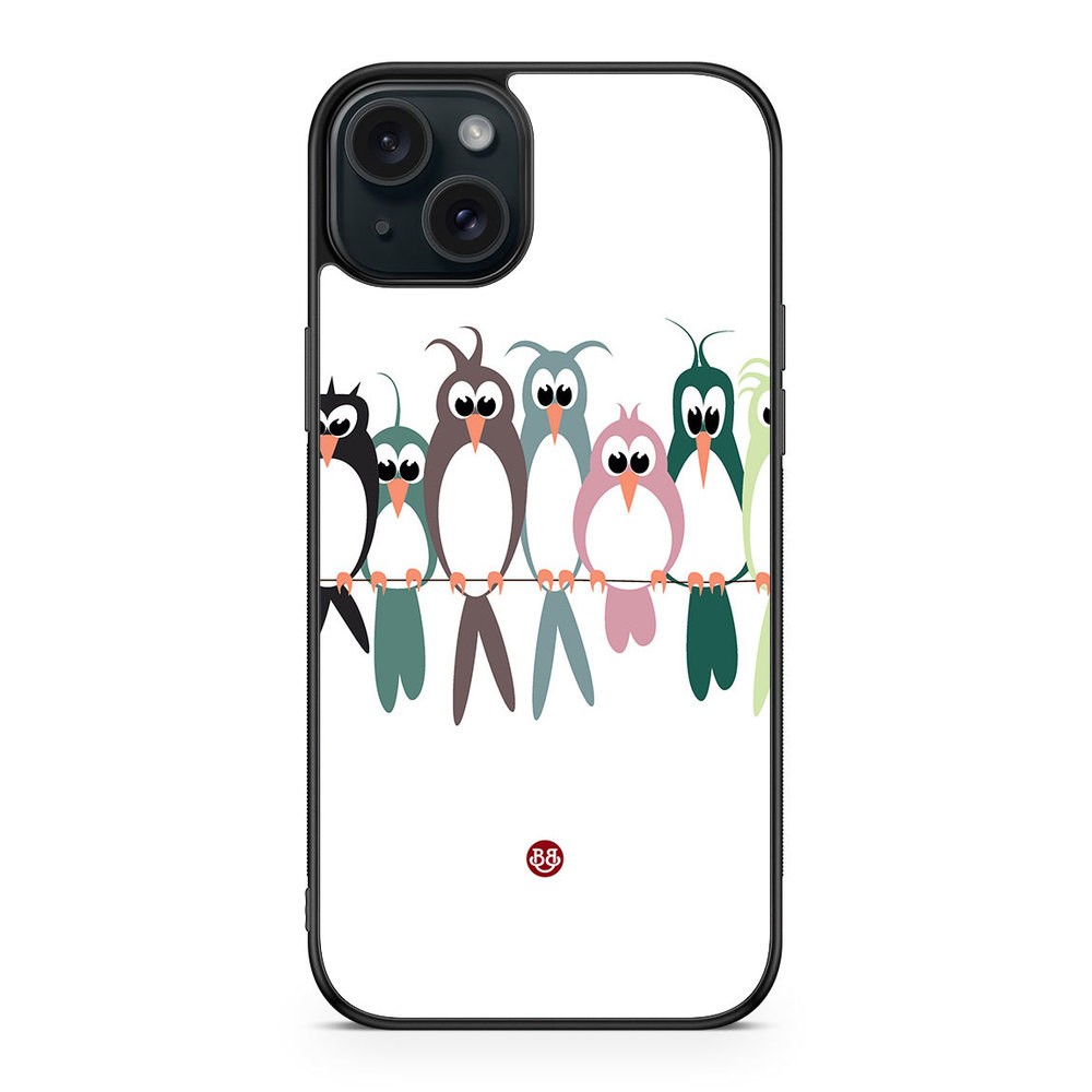 iPhone 15 Plus Case - Birds on a string