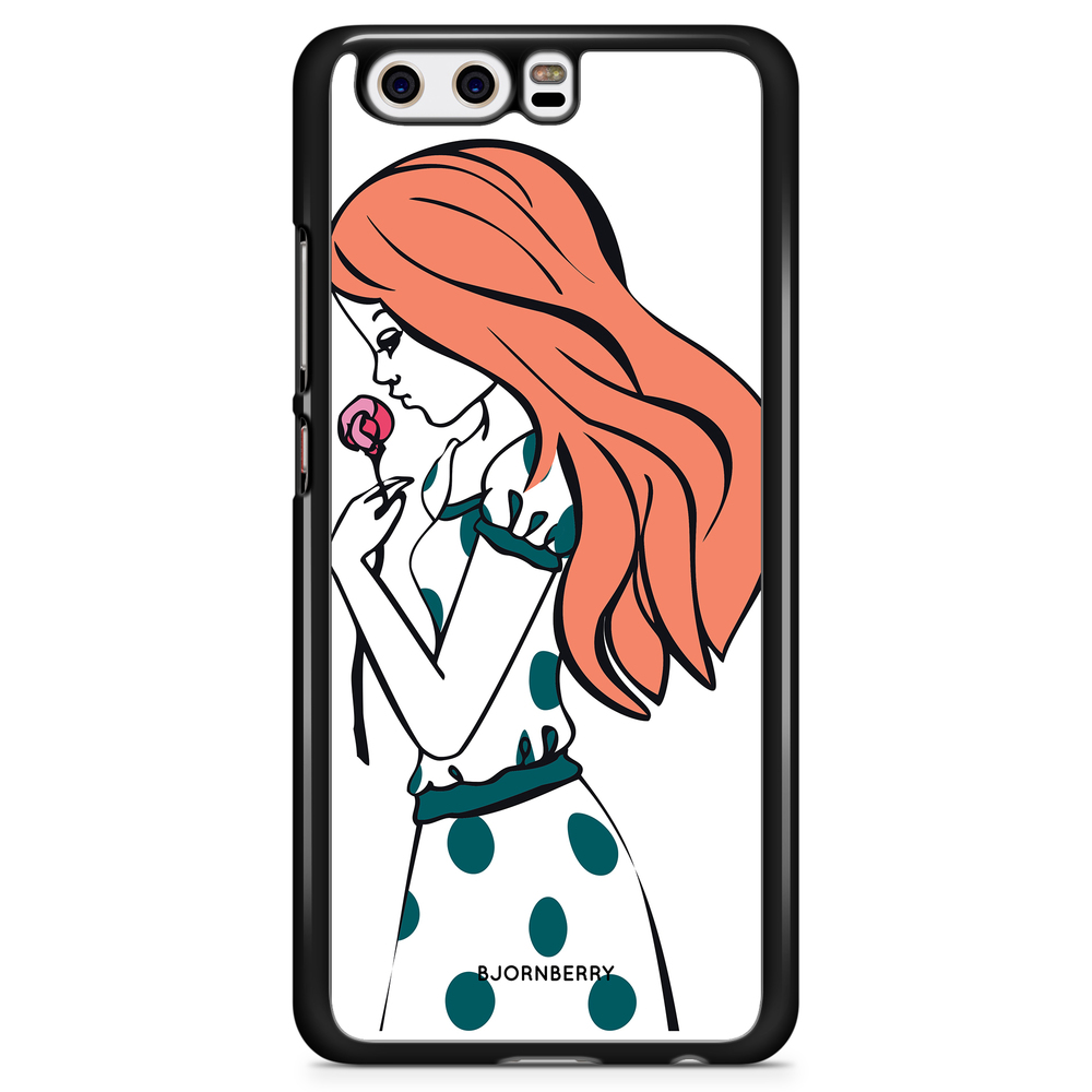 Huawei P10 Plus Case - Girl Rose