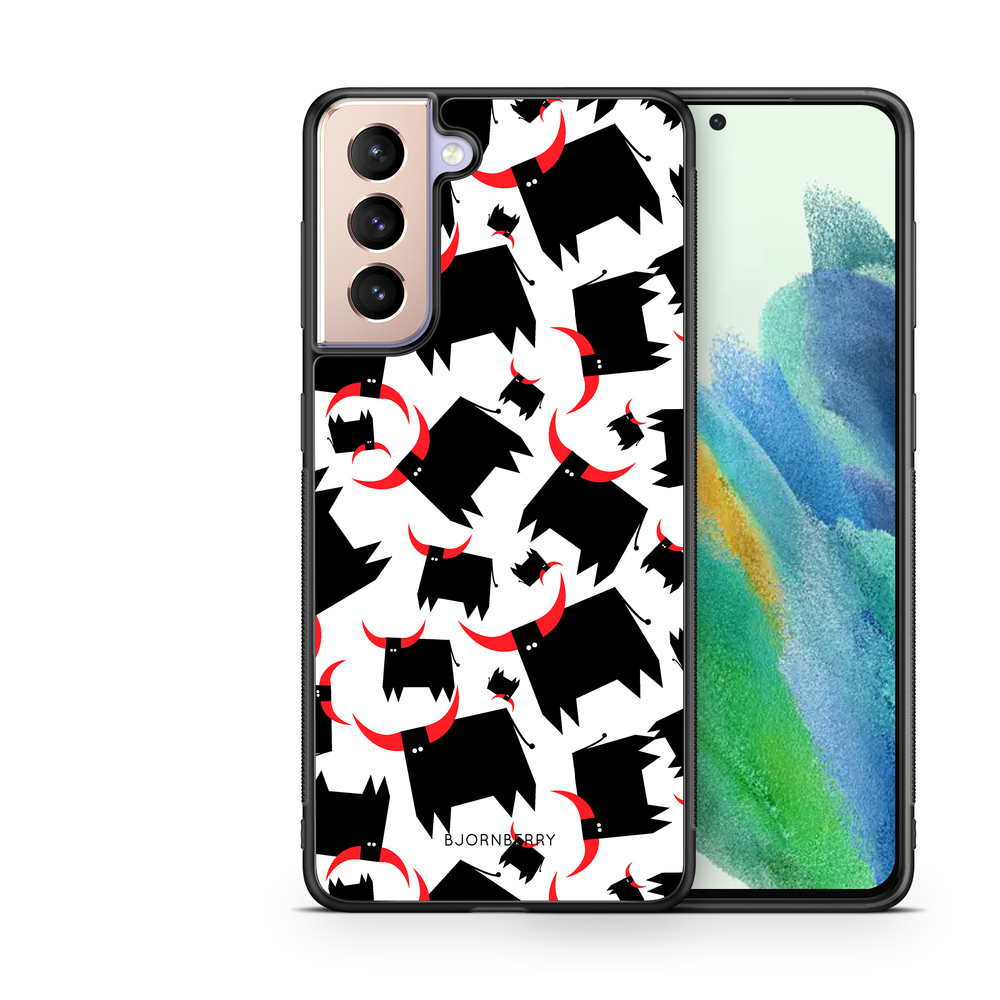Samsung Galaxy S21 FE 5G Case - Bull Red Horns