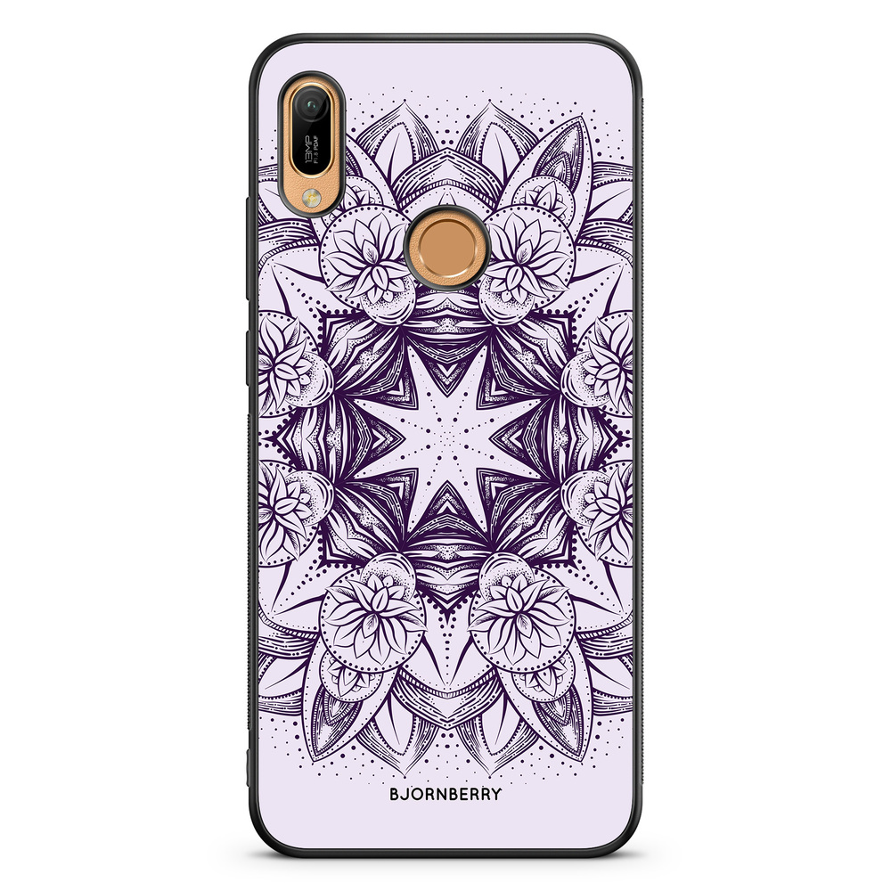 Huawei Y6 2019 Case - Purple Mandala