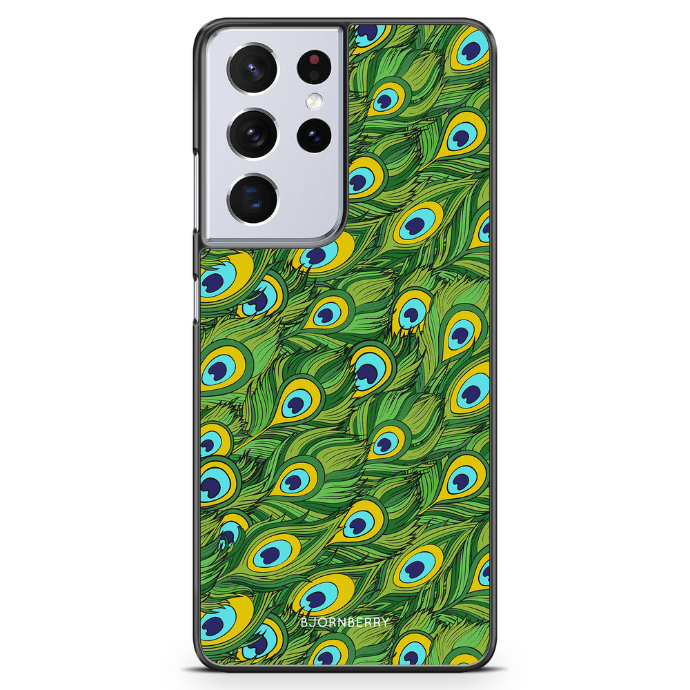 Samsung Galaxy S21 Ultra Case - Peacock Pattern