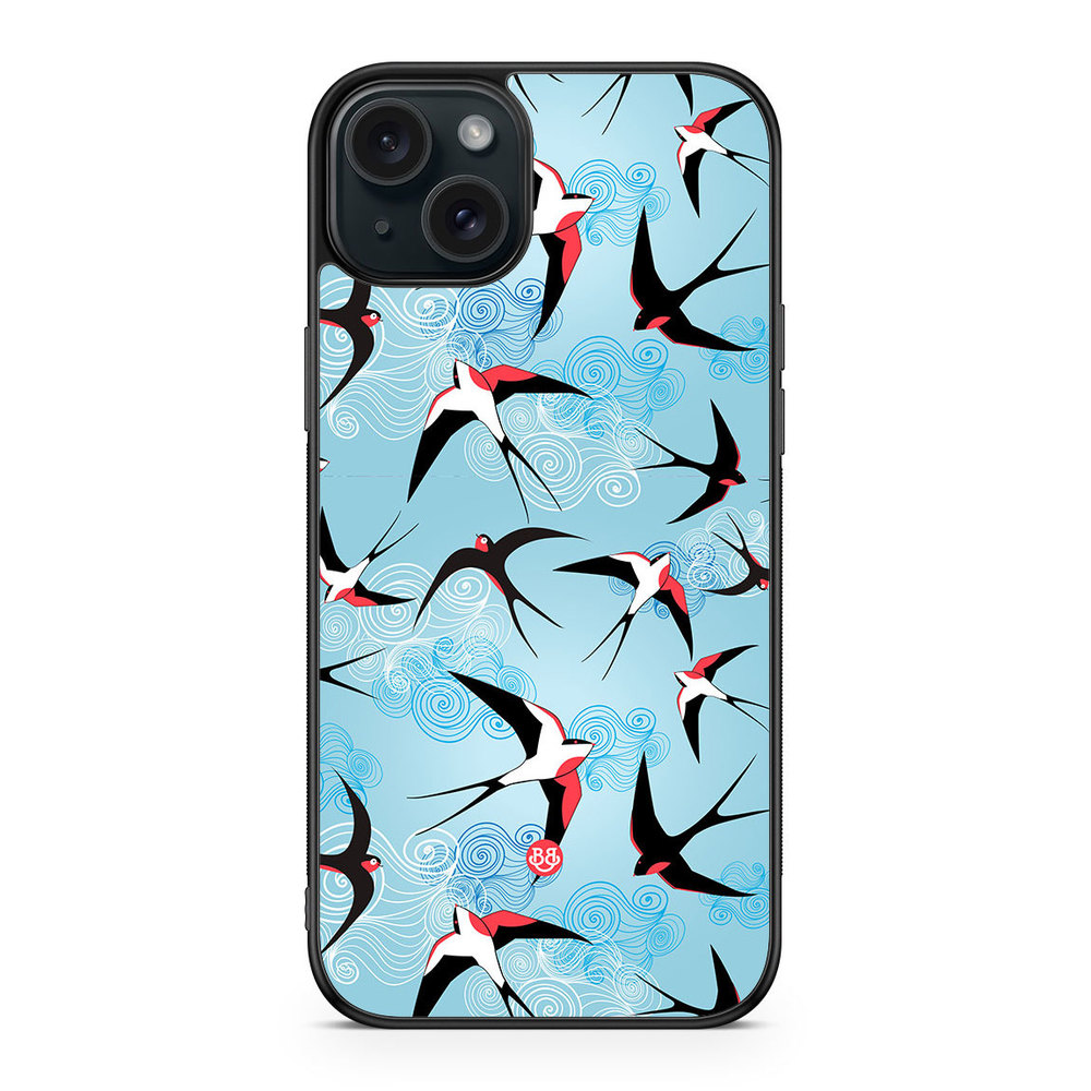 iPhone 15 Plus Case - Swallows