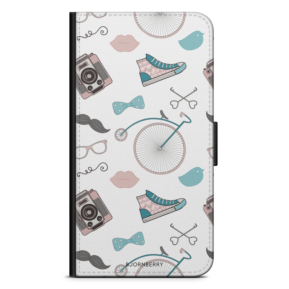 Samsung Galaxy J5 (2016) Wallet Case - Hipster Pattern