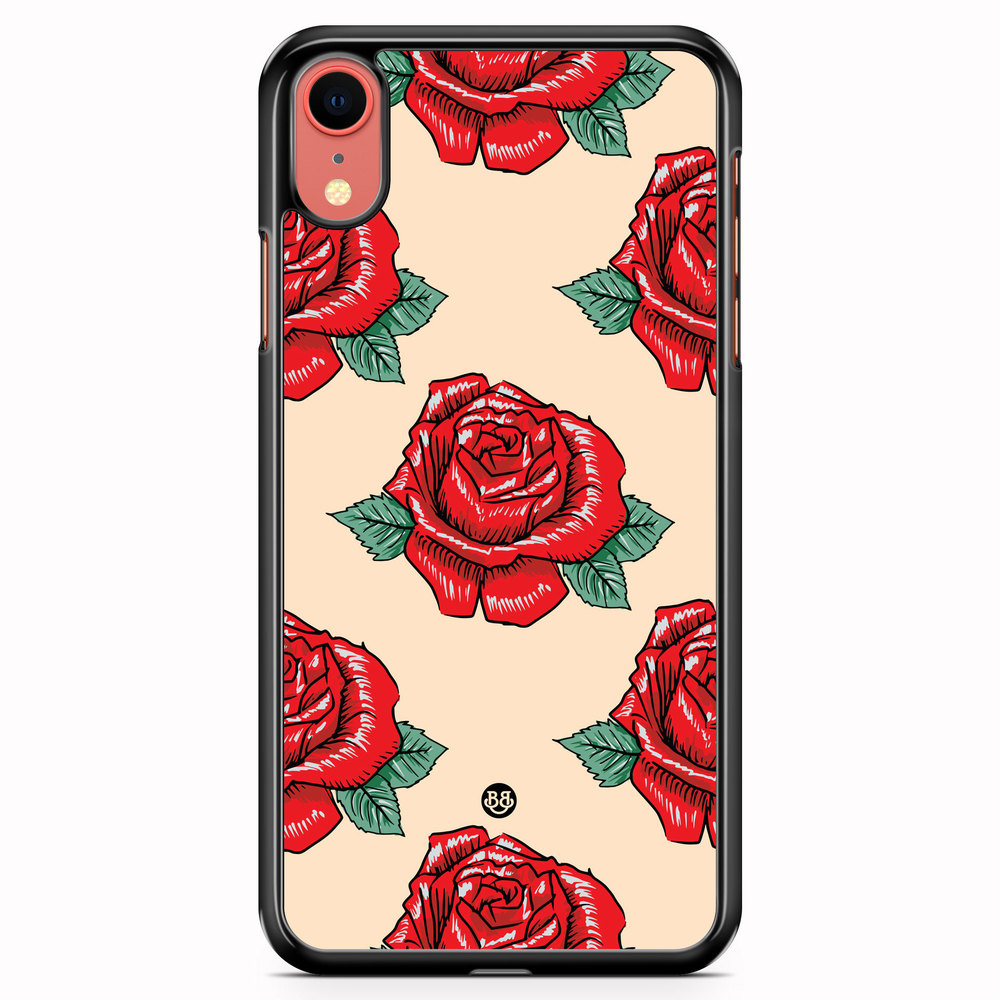 iPhone XR Case - Rose Pattern