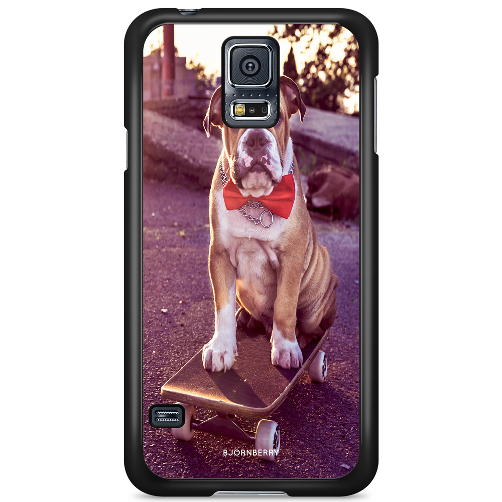 Samsung Galaxy S5/S5 NEO Case - Bulldog skateboard