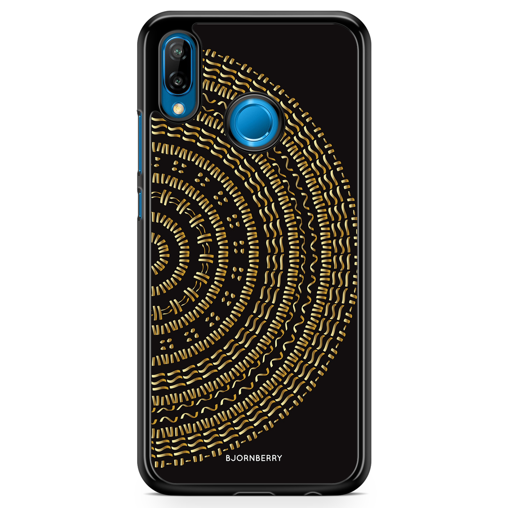 Huawei P20 Lite Case - Mandala Gold/Black