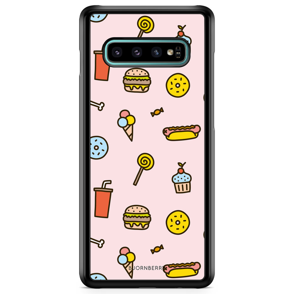 Samsung Galaxy S10 Plus Case - Junk Food Pattern