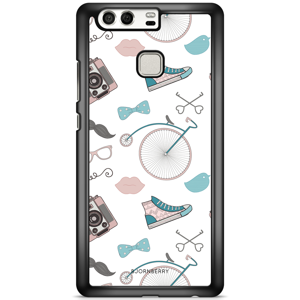 Huawei P9 Case - Hipster Pattern