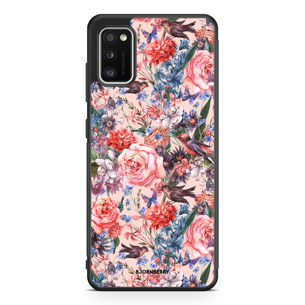 Samsung Galaxy A41 Case - Birds & Flowers