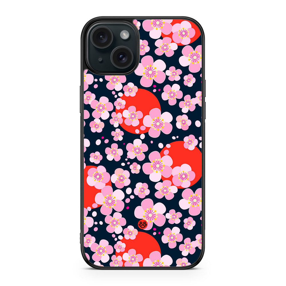 iPhone 15 Plus Case - Japanese Flowers
