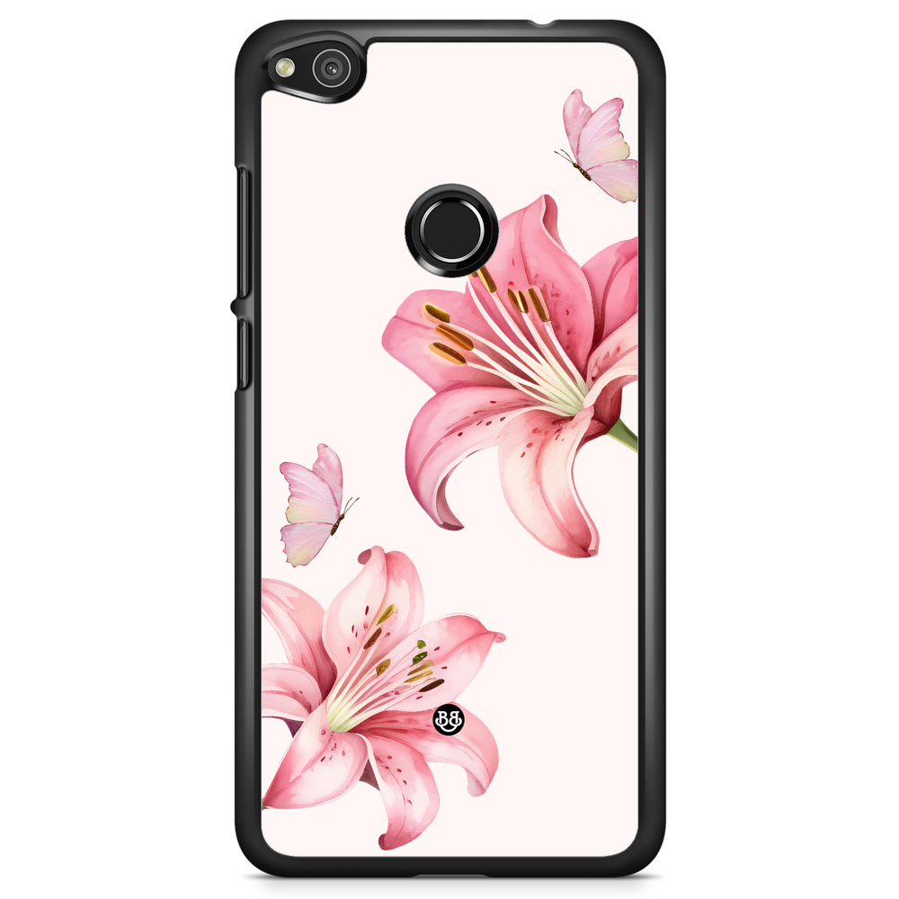 Huawei Honor 8 Lite Case - WILD BLOOM - Pink Lily