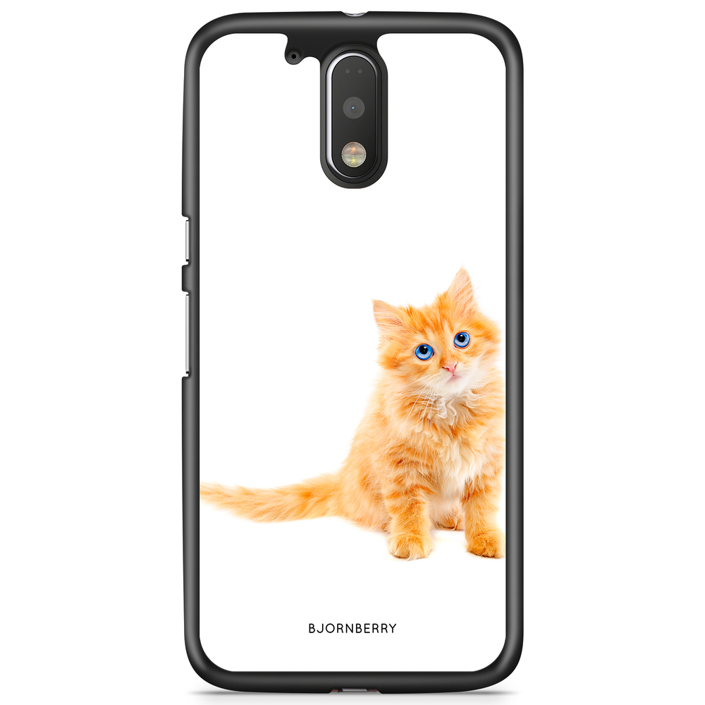 Moto G4/G4 Plus Case - Small Brown Cat