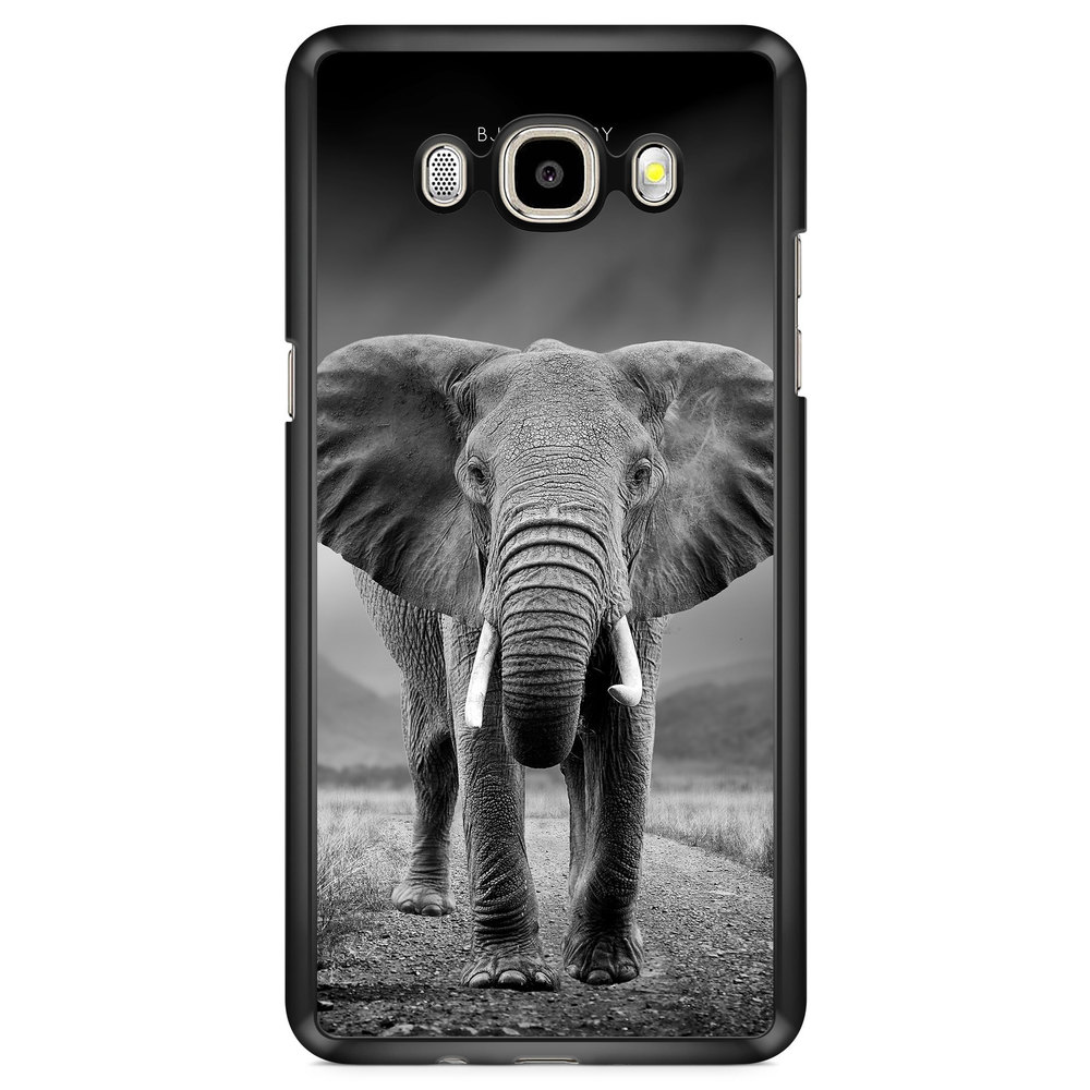Samsung Galaxy J7 (2016) Case - Black/White Elephant