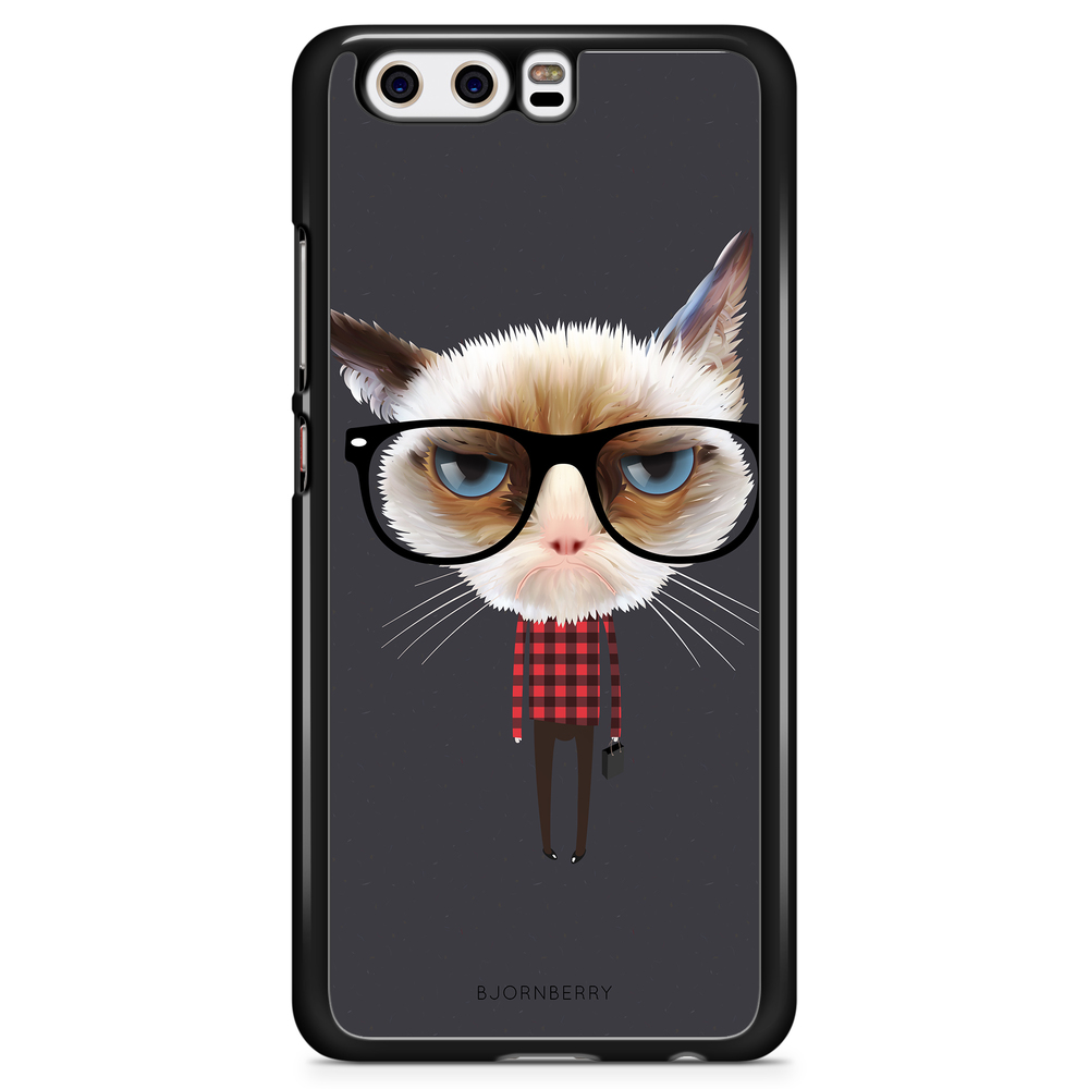 Huawei P10 Plus Case - Hipster Cat