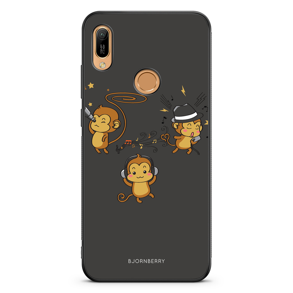 Huawei Y6 2019 Case - Three Monkeys