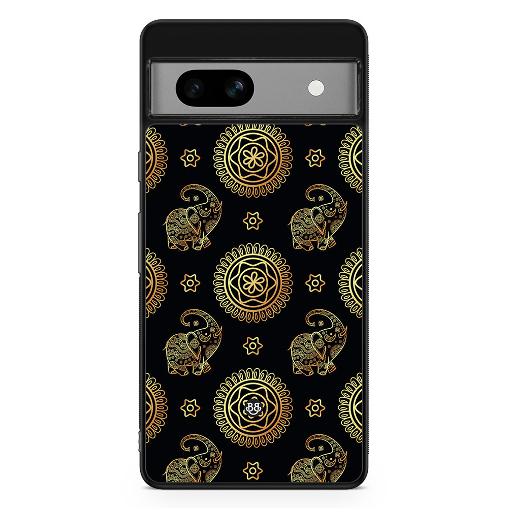 Google Pixel 7a Case - Elephant Gold