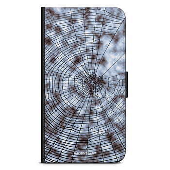 Moto G5 Plus Wallet Case - Black Spiderweb