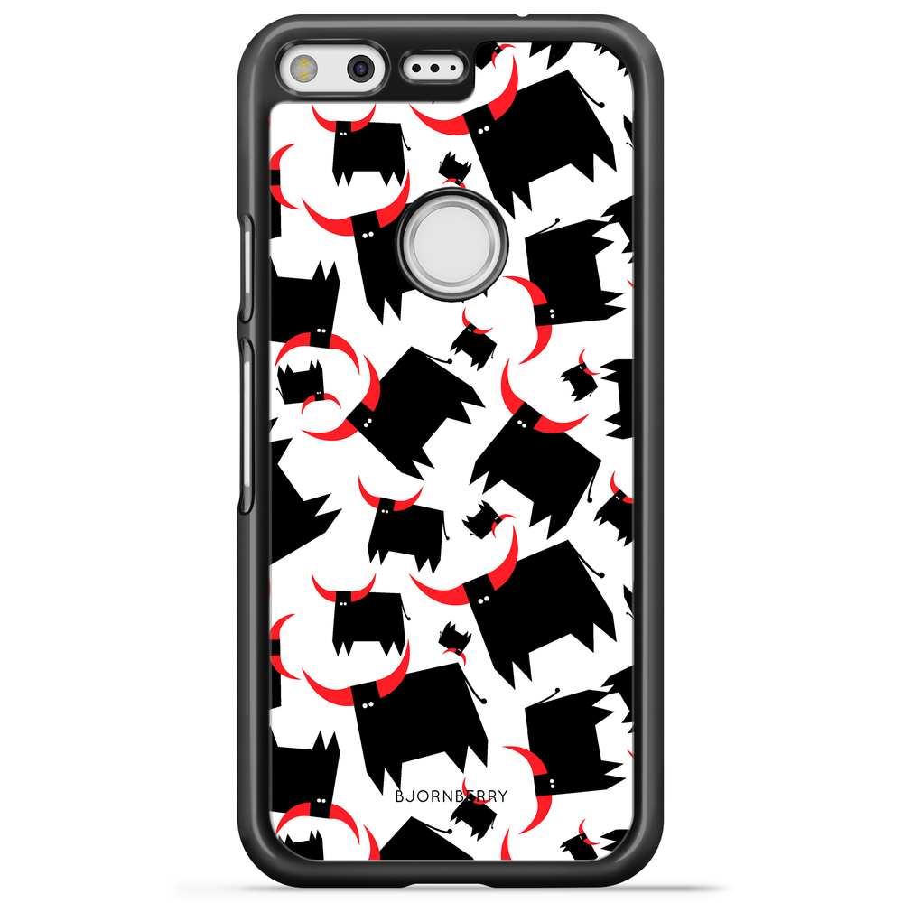 Google Pixel Case - Bull Red Horns