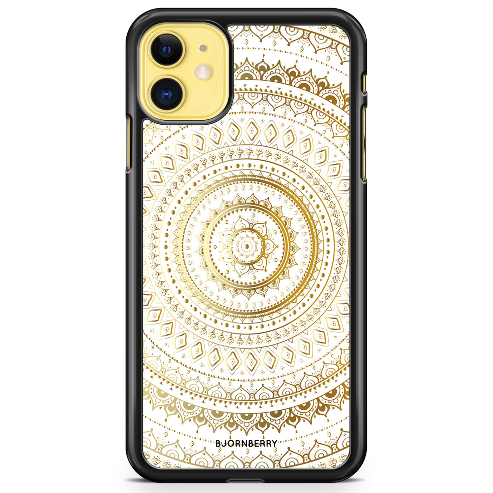 iPhone 11 Skal - Guld Mandala | Mobilskal & Mobilfodral BJORNBERRY