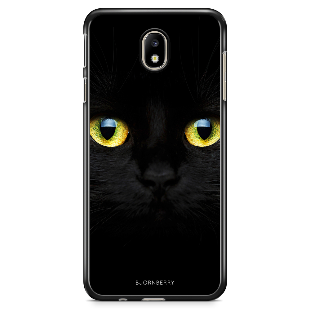 Samsung Galaxy J5 (2017) Case - Black Cat Close Up