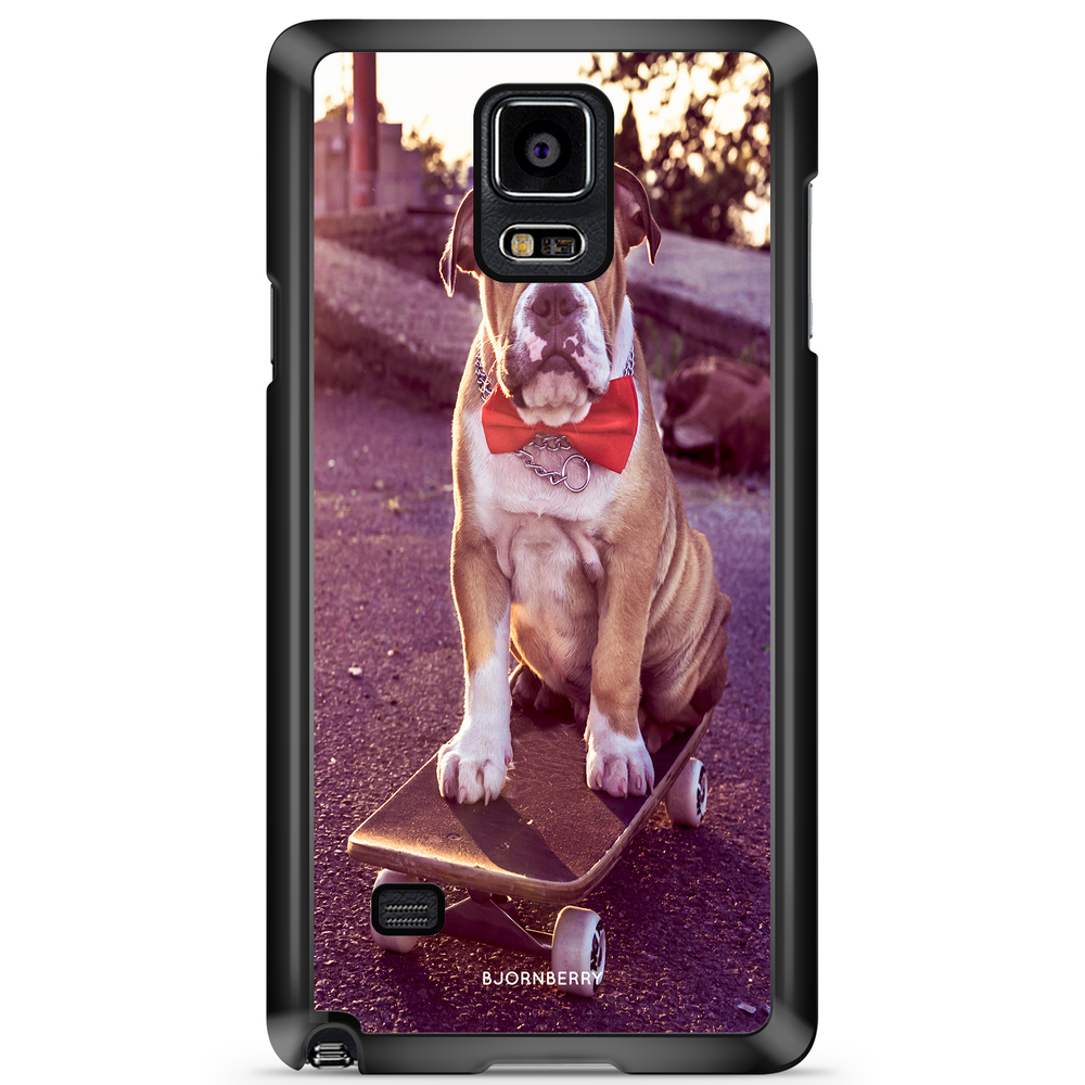 Samsung Galaxy Note 4 Case - Bulldog skateboard