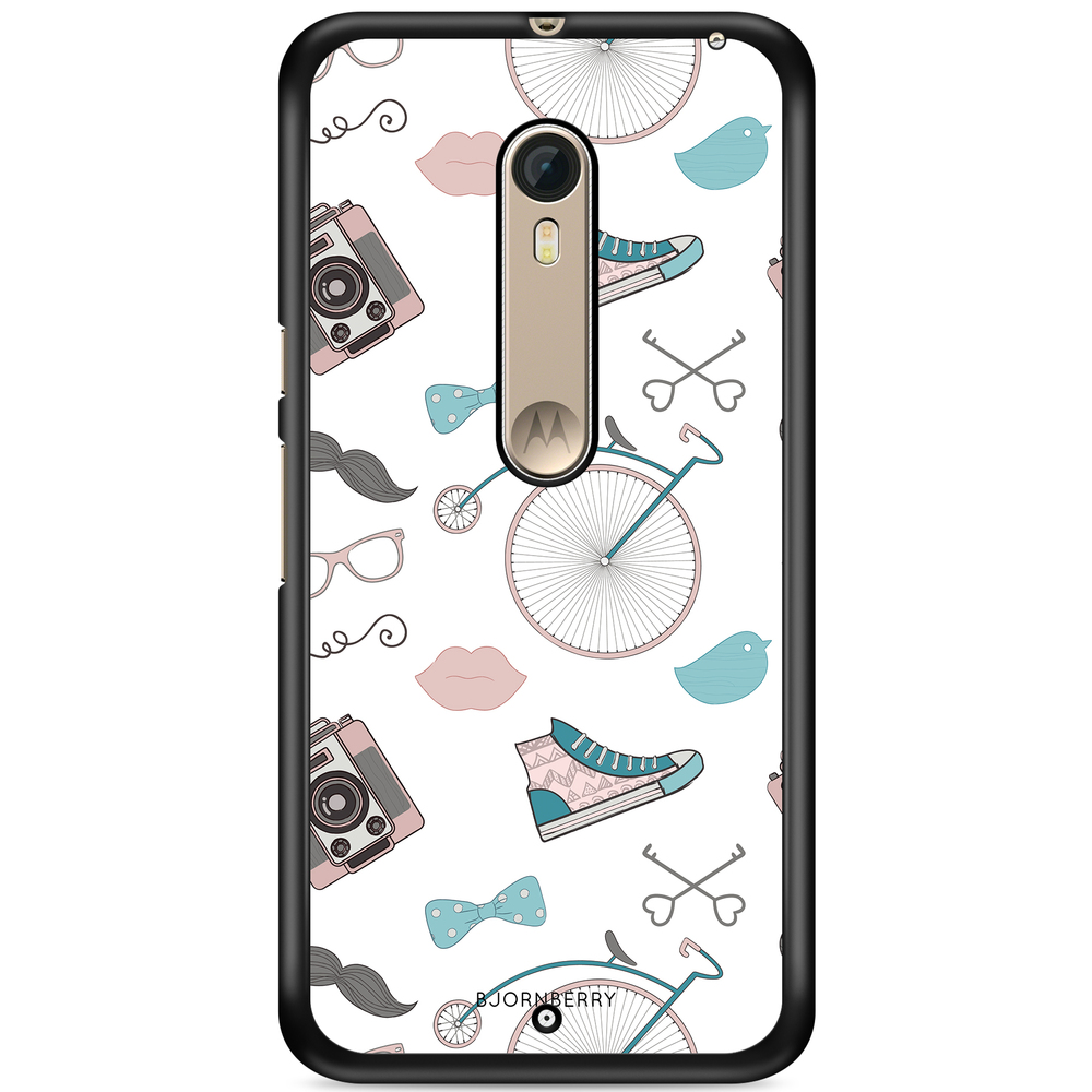 Moto X Style Case - Hipster Pattern