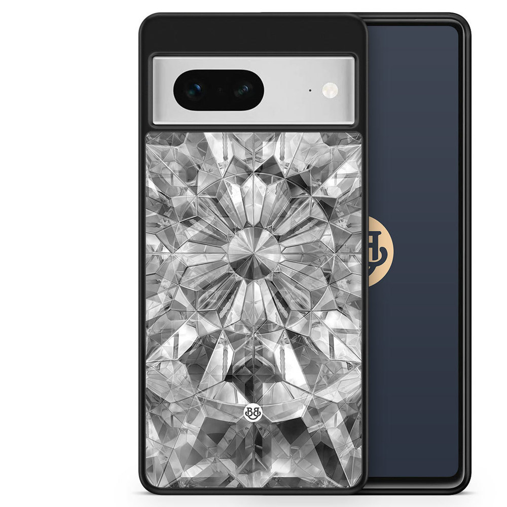 Google Pixel 7 Case - Grey Crystals