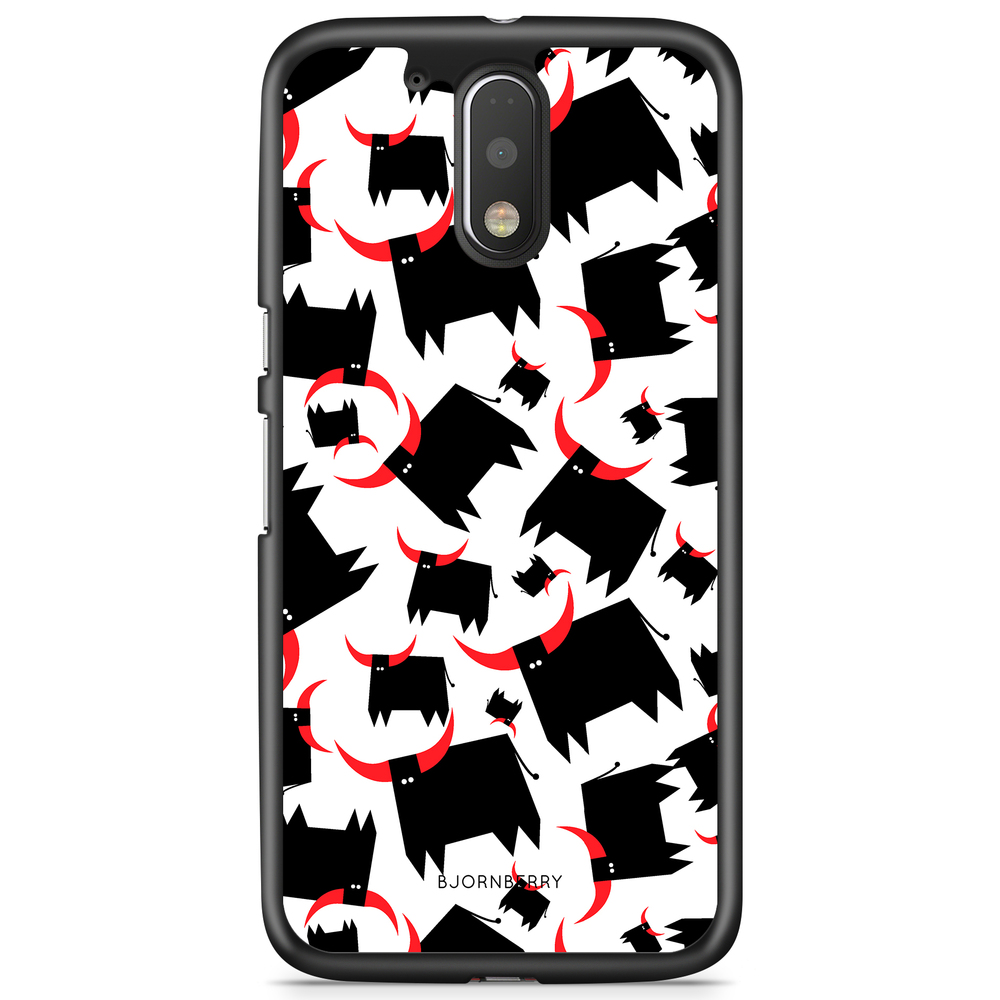 Moto G4/G4 Plus Skal - Tjur Röda Horn