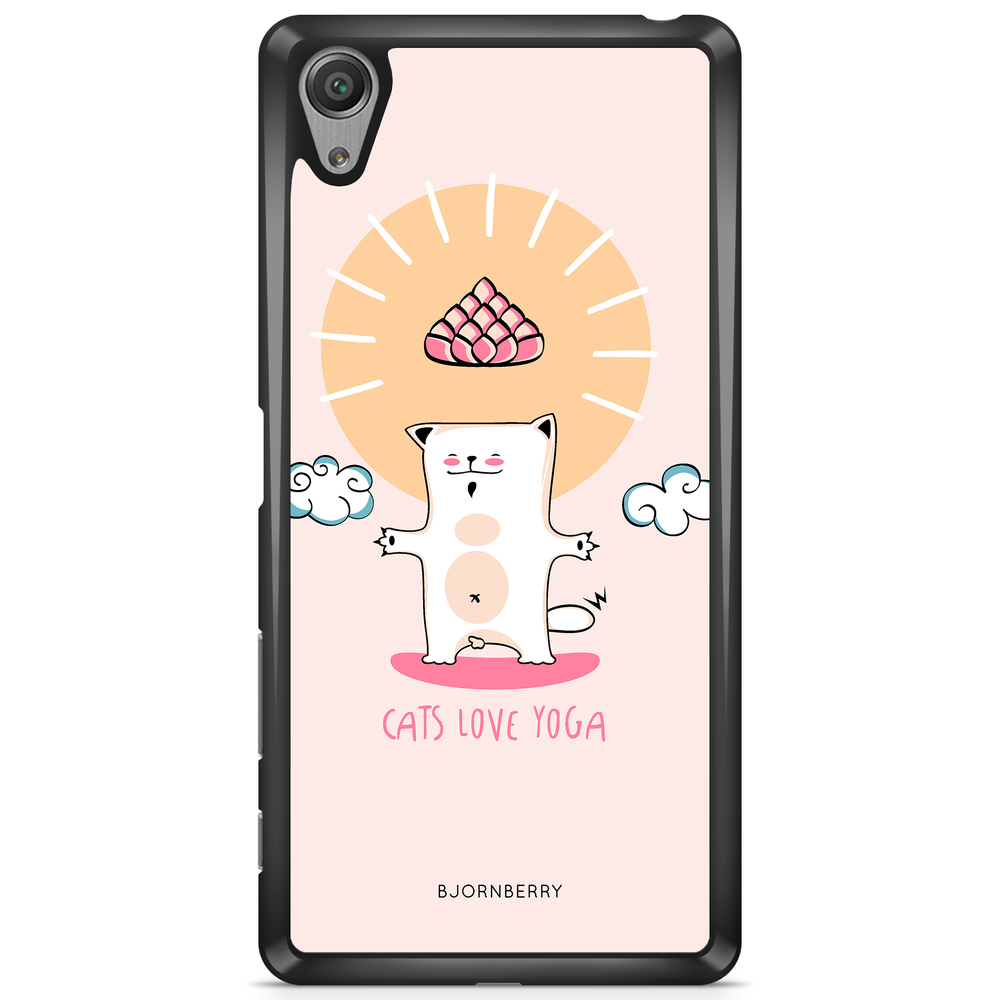 Sony Xperia XA1 Skal - Yoga Katt Nr1