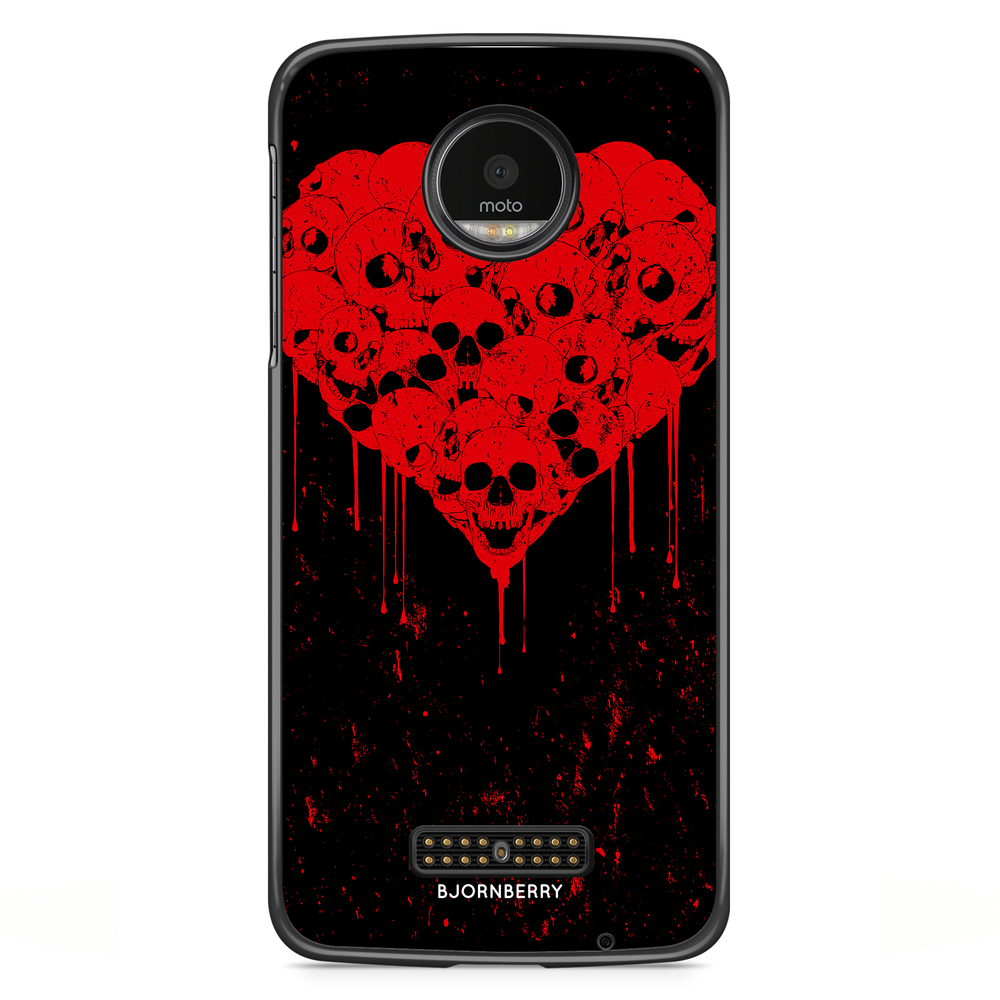 Moto Z2 Play Case - Skull Heart