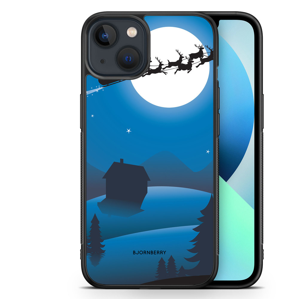iPhone 13 Mini Case - Festive Sleigh