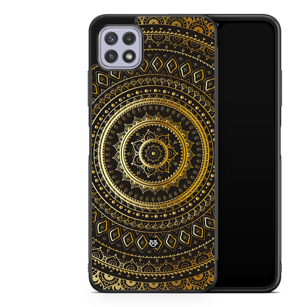 Samsung Galaxy A22 4G Case - Gold Mandala