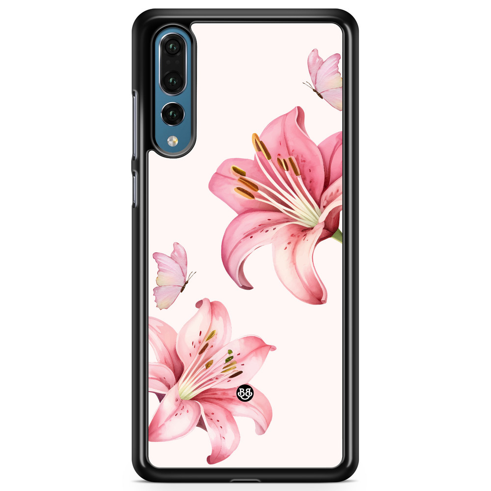 Huawei P20 Pro Case - WILD BLOOM - Pink Lily