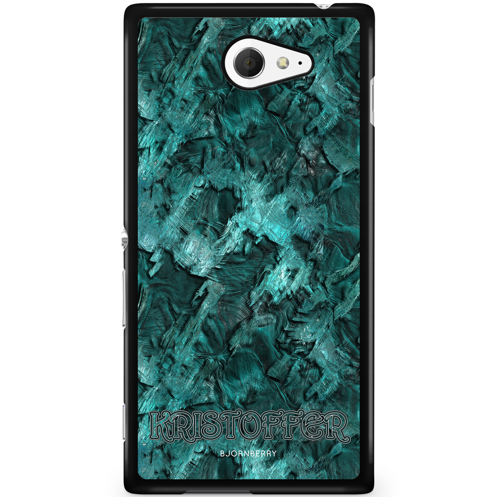 Sony Xperia M2 Aqua Case Custom - Green Name