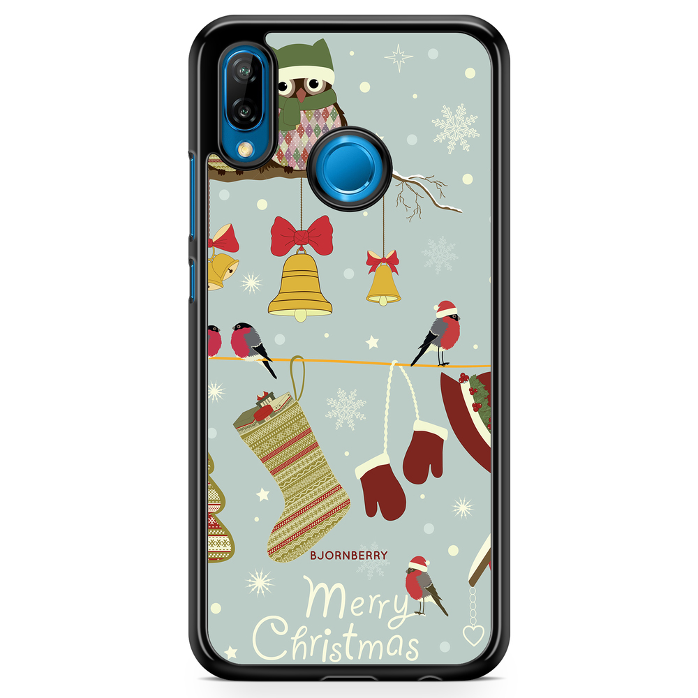 Huawei P20 Lite Case - Christmas Owls