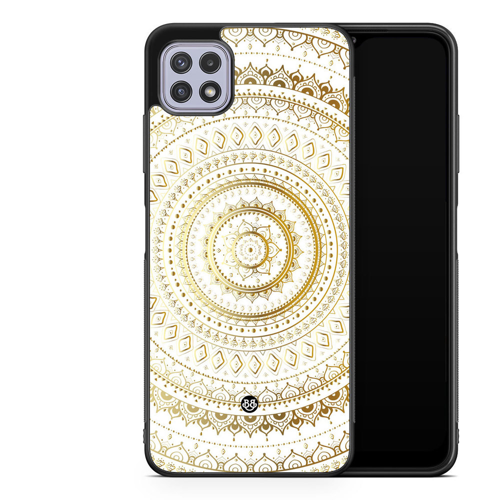 Samsung Galaxy A22 4G Case - Gold Mandala