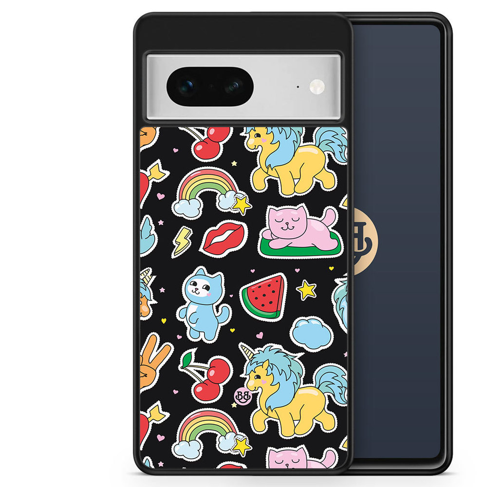 Google Pixel 7 Case - Cute Stickers