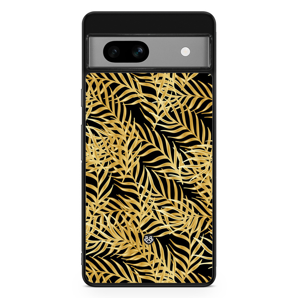 Google Pixel 7a Case - Gold Palm