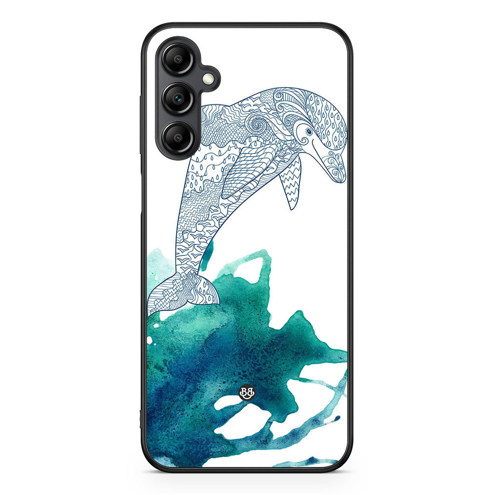 Samsung Galaxy A14 4G/5G Case - Mandala Dolphin