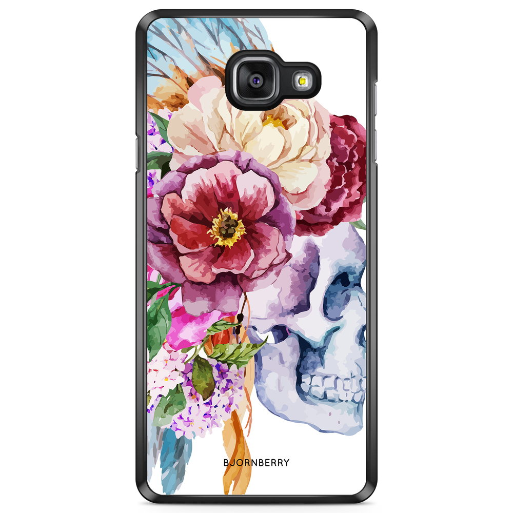 Samsung Galaxy A5 6 (2016) Case - Skull & Flowers