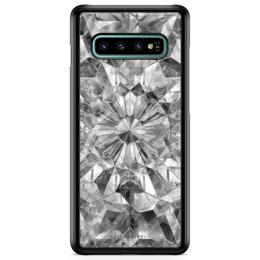 Samsung Galaxy S10 Plus Case - Grey Crystals