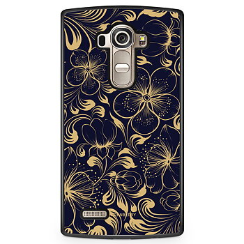 LG G4 Skal - Mörkblå Blommor