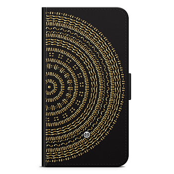 Samsung Galaxy S22 Plus 5G Wallet Case - Mandala Gold/Black