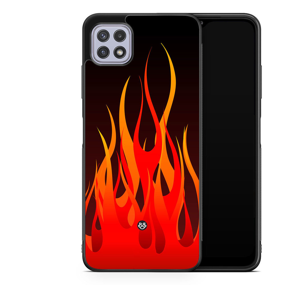 Samsung Galaxy A22 4G Case - Flames