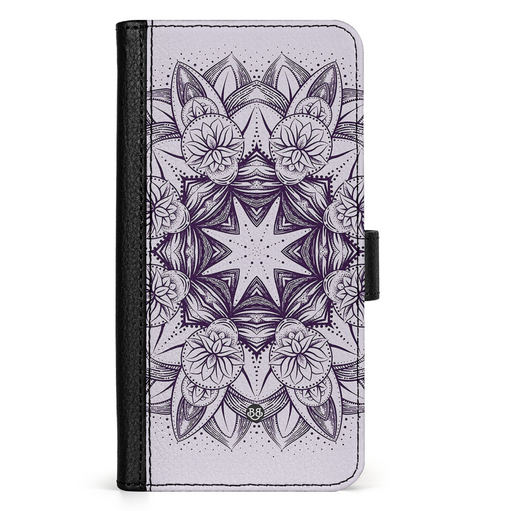 Doro 8050 Wallet Case - Purple Mandala